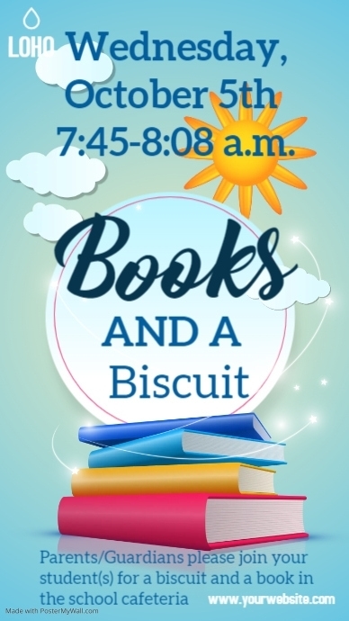 Books and a Biscuit Event | October 5, 2022