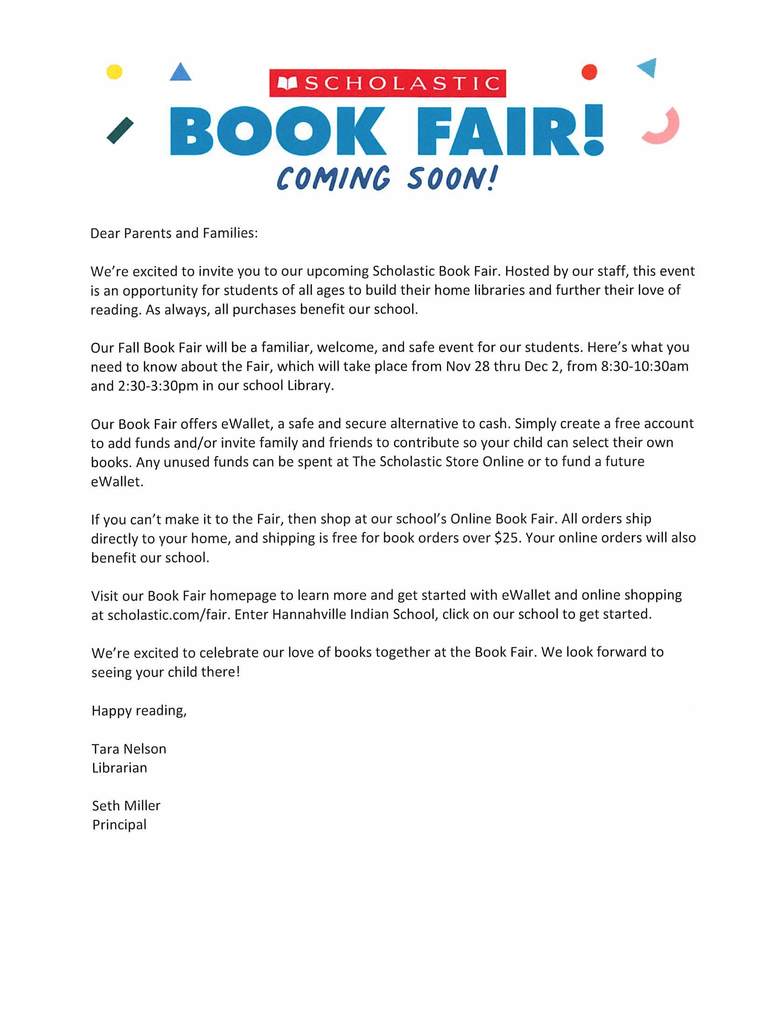 Scholastic Winter Book Fair 2022